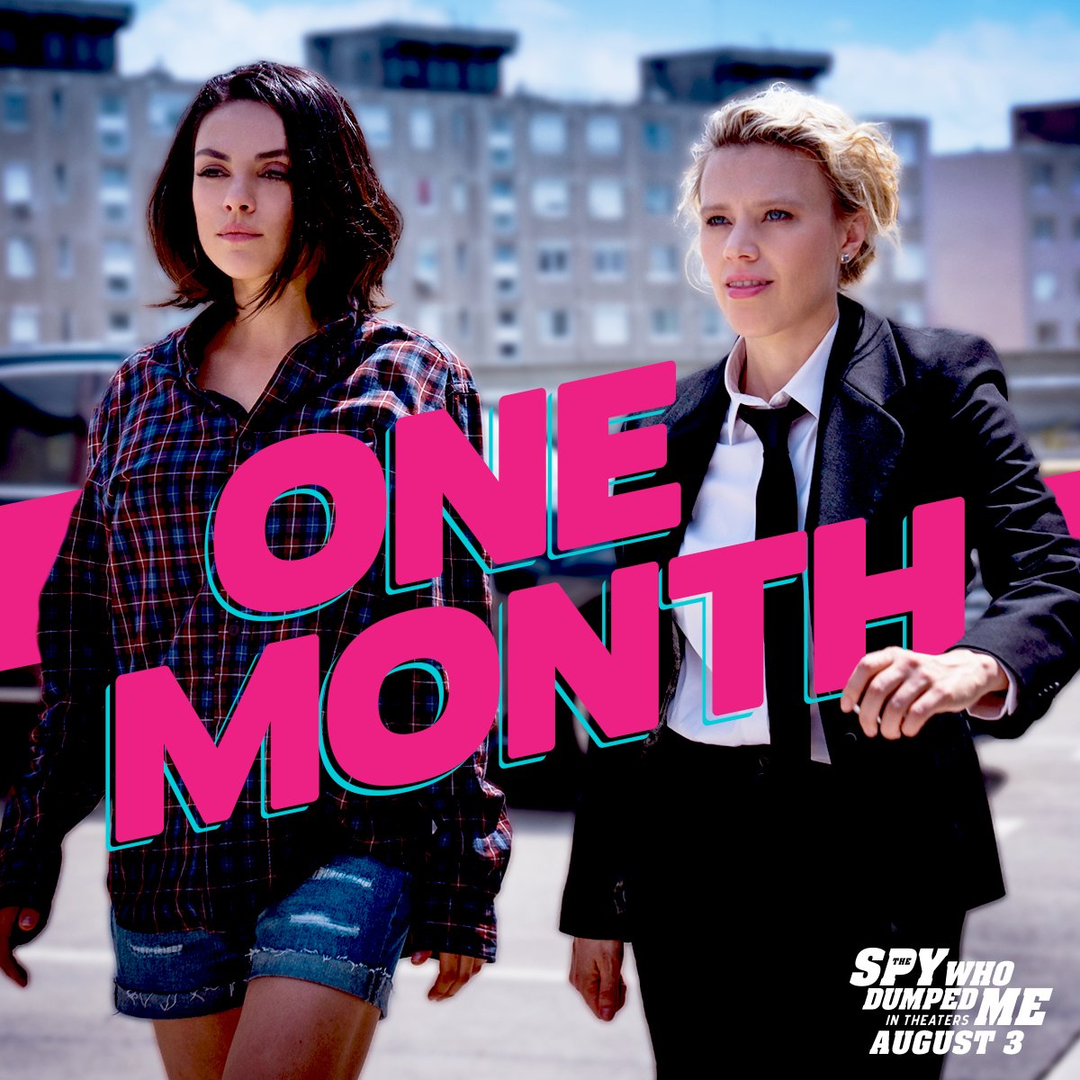 SpyWhoDumpedMe's tweet image. Two badass spies. One month till the big screen. 👌  #SpyWhoDumpedMe