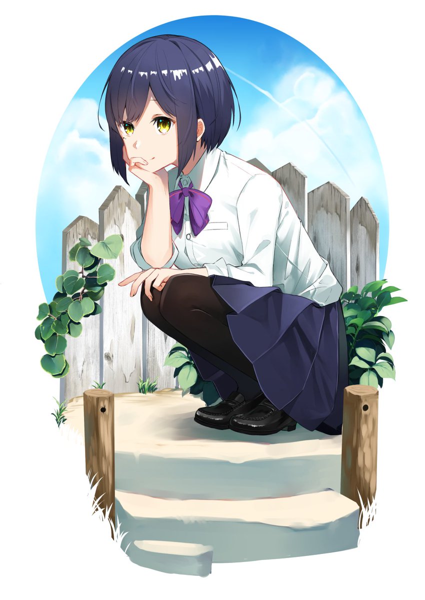 静凛(しずりん)(にじさんじ) 「夏っぽいしずりん先輩を描いたよ #凛Art 」|ひととせひるね|どろぼうちゃん最終巻4月17発売のイラスト