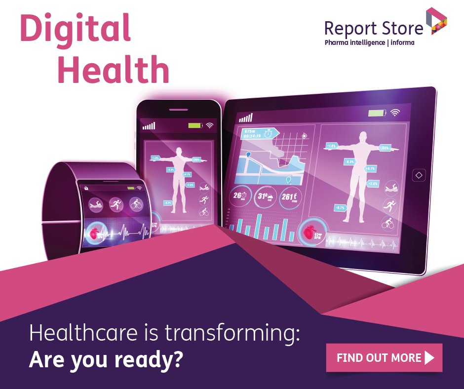 PharmaScrip's tweet photo. With #DigitalHealth driving the evolution of #healthcare and demonstrating that the industry is continuing to grow at a rapid pace, there remains a tremendous #opportunity. Are you ready? Find out more. https://t.co/LL3M2QKlQW #ReportStore #Digital #Healthcare #Research #2018 https://t.co/hUqniUCuJH
