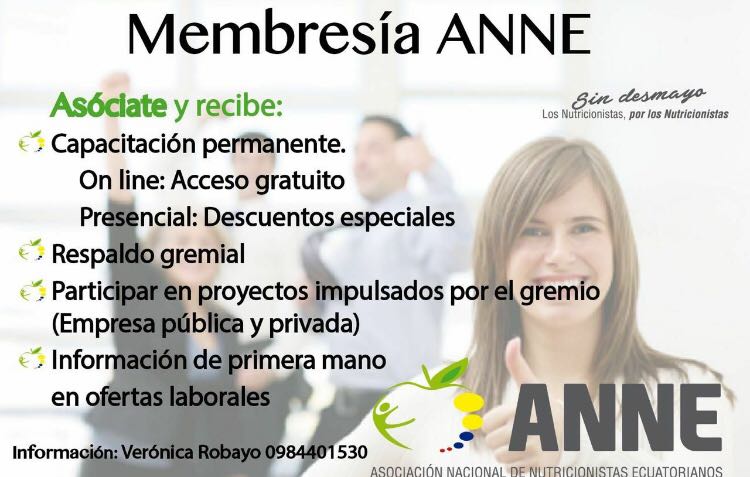 Súmate y aporte tú granito de arena para seguir avanzando y concretando gestiones a favor de los #NutricionistasEc.