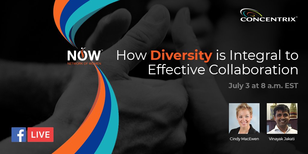 Concentrix's tweet photo. Don’t miss out on our Facebook LIVE tomorrow! Vinayak Jakati, Director of Learning and Development shares insight on how #Diversity is integral to effective collaboration. Join us for this candid chat tomorrow at 8 a.m. EST. #ConcentrixNOW https://t.co/w3eY91XcT0