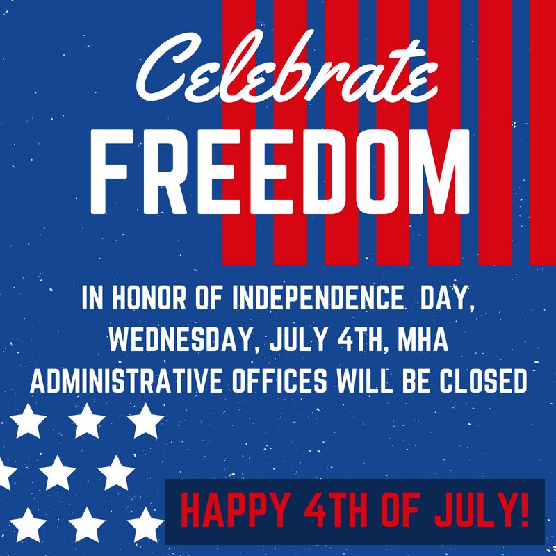 Announcement for July 4th:
   2-1-1, our crisis call center are always available to our community.  The walk-in Behavioral Health Services and the administrative offices  will be closed. #frederickmd #mentalhealth #IndependenceDay2018