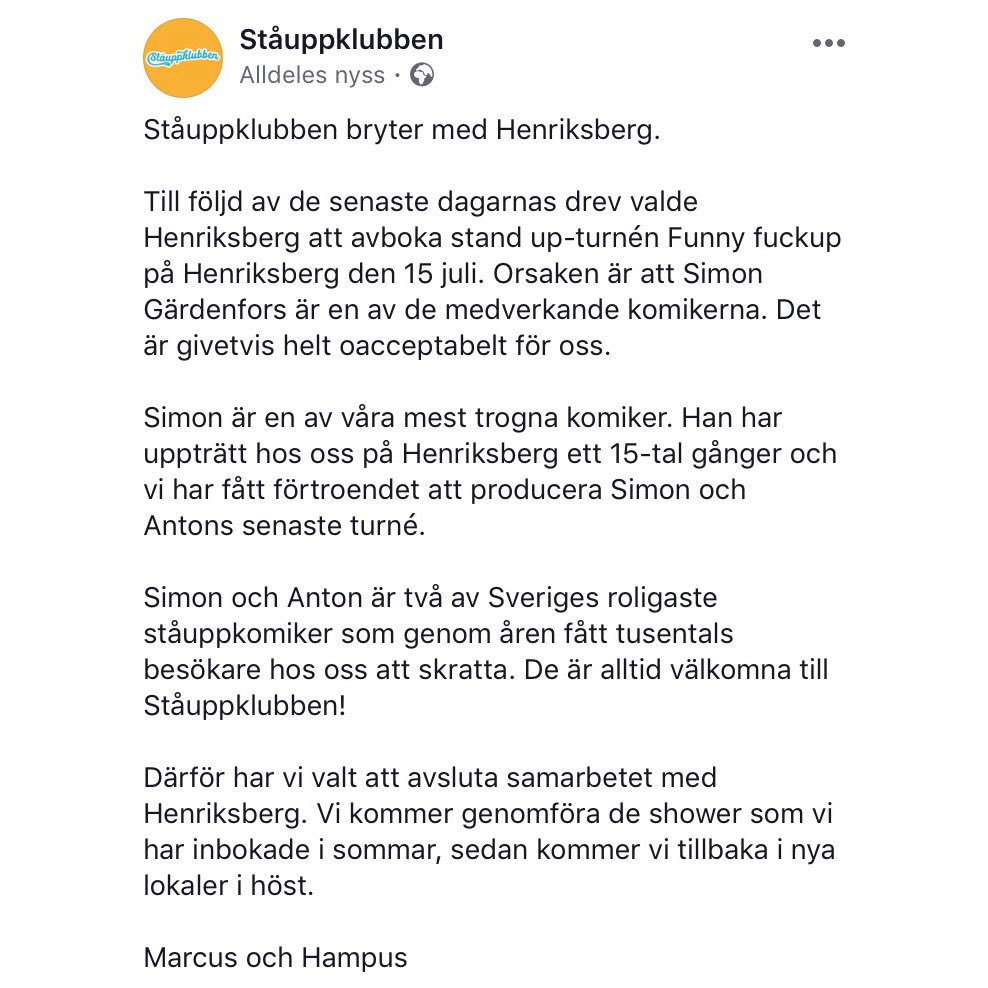 Ståuppklubben (@stauppklubben) on Twitter photo 
