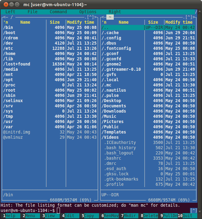 climagic's tweet image. mc # Like the terminal but tired of boring old cd and ls. Try the popular midnight commander TUI shell.