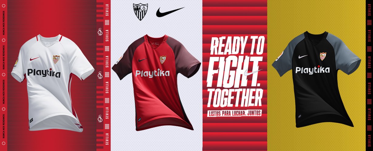 Paradoja Fragante Modernización Sevilla Fútbol Club on Twitter: "📣 ¡¡¡Ya están disponibles las nuevas  camisetas del #SevillaFC!!! ➡️ https://t.co/8c4IjsUxxp #LuchaPorLoQueAmas  💪❤️ https://t.co/SBvA2sejKh" / Twitter