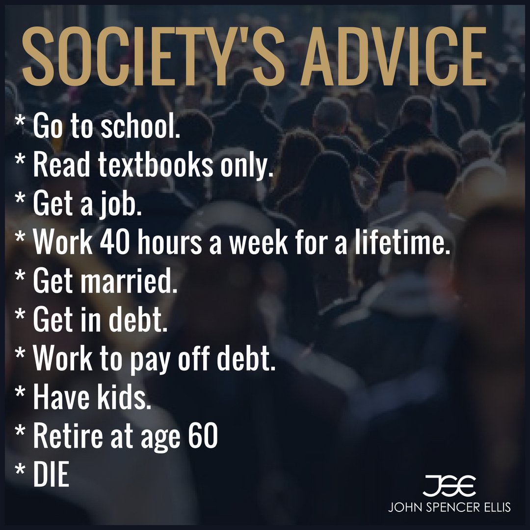 jsesuccesscoach's tweet image. ➡️➡️ Swipe to see the difference between a CEO&apos;s advice and the advice we hear from society. Do you think this is accurate?

JohnSpencerEllis.com
#entrepreneurcoach #ceoadvice #ceo #businessowner #millionairehabits #ceomillionaires