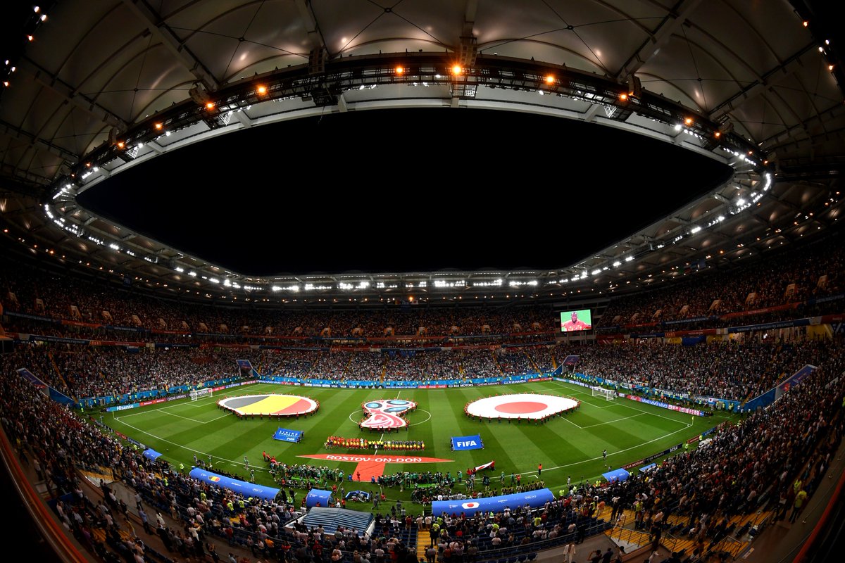 サッカーw杯18日本 ベルギー戦に あの大巨人が Togetter