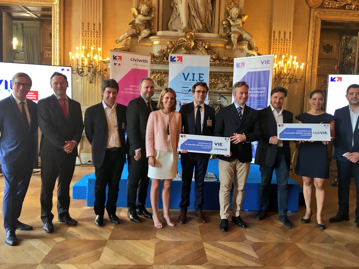 Le VIE fait peau neuve ! 
De nouvelles couleurs et de nouveaux logos pour des ambitions rehaussées. <a href="/businessfrance/">Business France</a> est fier de porter, aux 4 coins du monde, cette formule gagnante pour les entreprises et les jeunes désideureux d’international. Vers les 15 000 <a href="/JBLemoyne/">Jean-Baptiste Lemoyne</a>!
#export