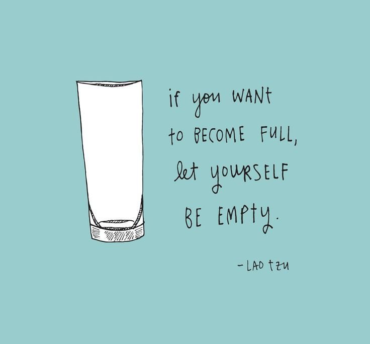 RichaBadami's tweet image. What do you think Lao Tzu means by this quote? What can you empty yourself of in order to become full? #RichaBadami #EmptyToBecomeFull #PauseForPower