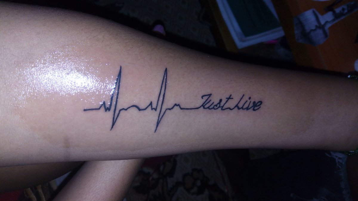 4 x 'Lifeline Heart' Temporary Tattoos (TO00037799) | eBay