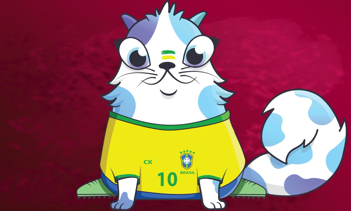 I did a little collaboration with <a href="/KittyHats_CK/">Kitty Hats</a> with World Cup theme! This is the Brazilian Uniform!! So get your World Cup stickers before they are gone!
What's your favorite?
Comment meow if you appreciate!
<a href="/CryptoKitties/">CryptoKitties</a> #cryptokitties