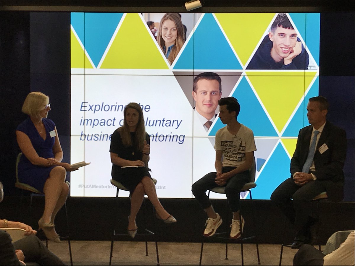 Charlies_Angle's tweet photo. Panel discussion with @AnitaTiessen @imgeorgehodgson @maisondechoup @evewagg @WellGroundedHQ @YouthBizInt for the launch of mentoring research #PutAMentorInYourLife https://t.co/XOQhaoeHre