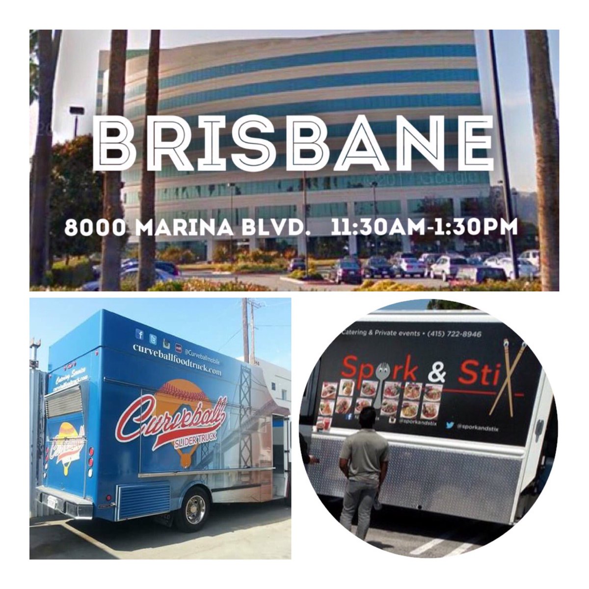 Today’s lineup: <a href="/curveballmobile/">curveball ft</a> and <a href="/sporkandstix/">Spork&Stix</a> at Marina Blvd.