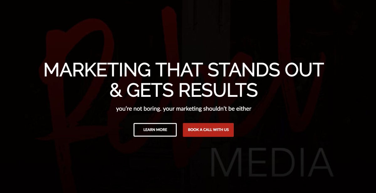 If you would like to learn more or book a call with us visit: rebelmediaagency.com

Services we offer include:

* Digital Marketing Strategy 
* Organic Sales Funnels
* Paid Traffic Sales Funnels
* Facebook &amp; Instagram Advertising
* Email Marketing 
* ... and more!