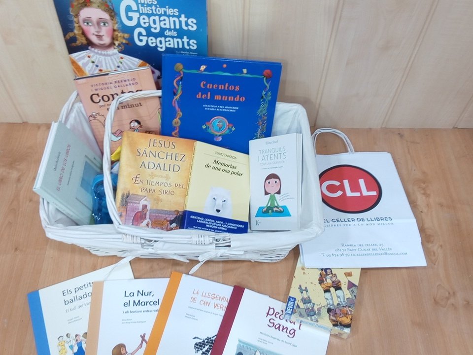 Quants aparadors completament temàtics d'entitats de <a href="/tradicionalsc/">Coordinadora SC</a> hi ha hagut en els darrers dos anys al <a href="/cellerdellibres/">El Celler de Llibres</a> ?

Aquí veieu el premi cedit pels nostres patrocinados "astupendus"!

<a href="/diables_stcugat/">Diables Sant Cugat</a> <a href="/gausacs/">Castellers de Sant Cugat</a> <a href="/Bastonersstc/">Bastoners Sant Cugat</a> <a href="/gallcarnaval/">Gall de Carnaval</a> <a href="/EsbartSC/">Esbart Sant Cugat</a>