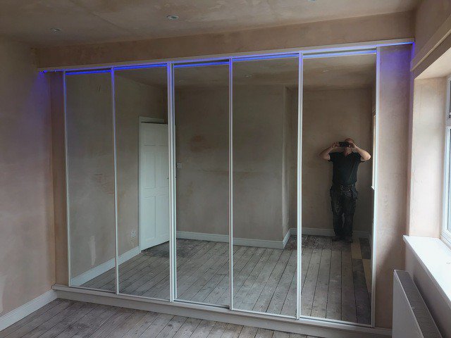 How about a bedroom makeover with these colourful wardrobes?