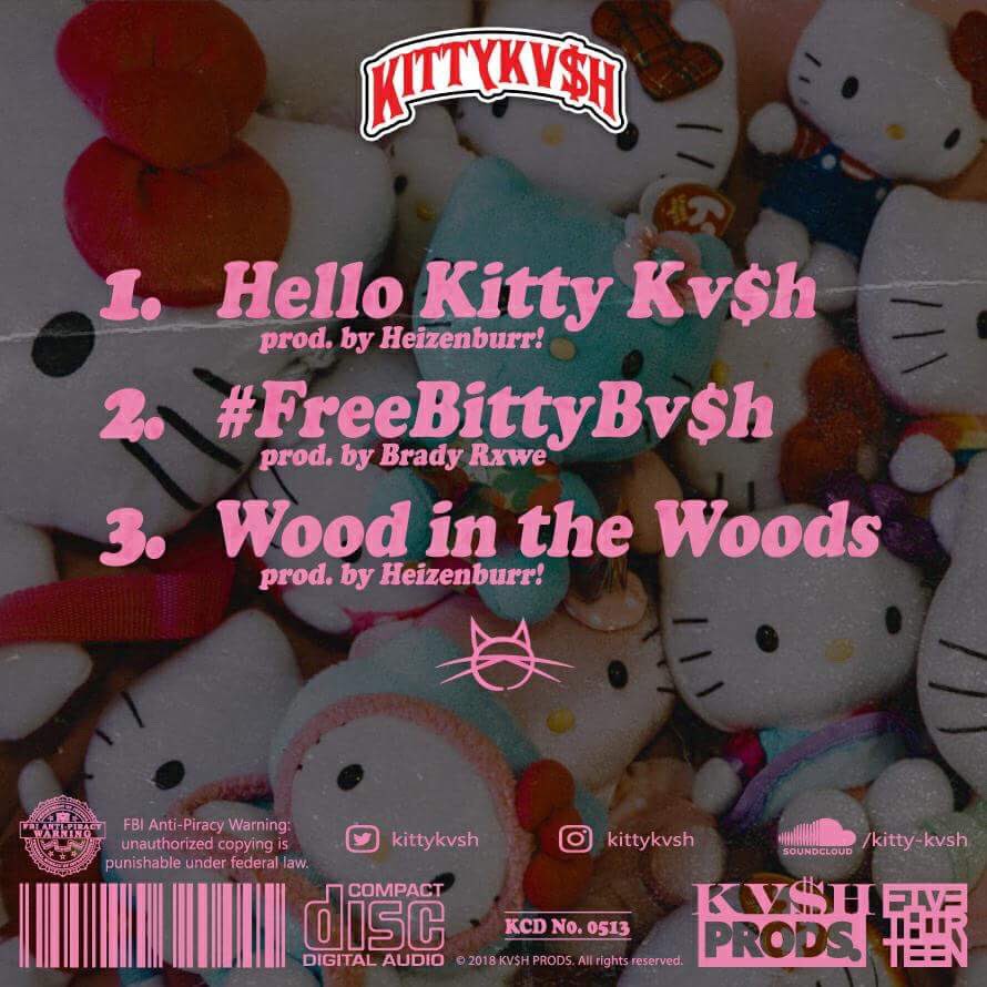 kittykvsh's tweet photo. My new EP “Hello Kitty Kvsh” is out now!!! 👋🏼🐱🌳 https://t.co/Zb7Qgb1HU9 https://t.co/eAgBlR28Lb