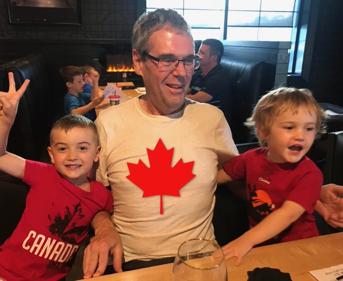 When you celebrate your 60th birthday on Canada Day and forget to wear a Maple Leaf on your shirt, it’s so easy to photoshop one from your phone while sitting at the restaurant! Yet another thing that could not have been done 60 years ago!! ‘Gotta love technology!
