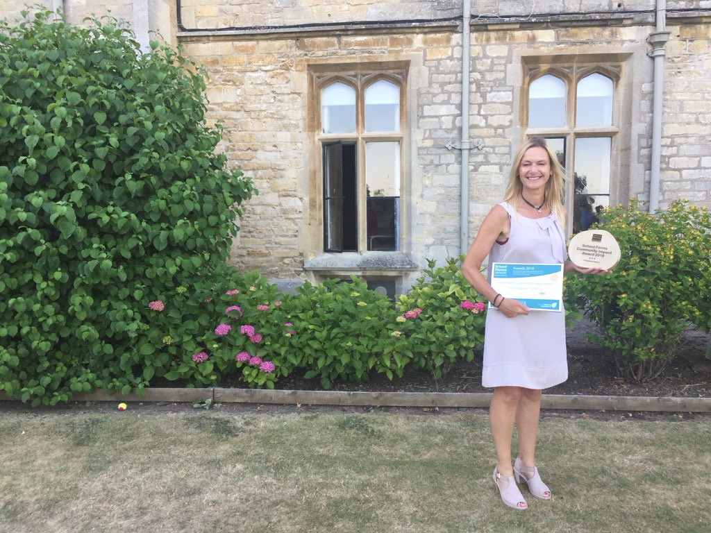 Huge congratulations to Miss Jamieson and her students. Winners of the School Farms Community Impact Award 2018. An inspiring awards ceremony at the Royal Agricultural University, Cirencester #passion #commitment #SFNEAAwards2018 #RAU #youngfarmers