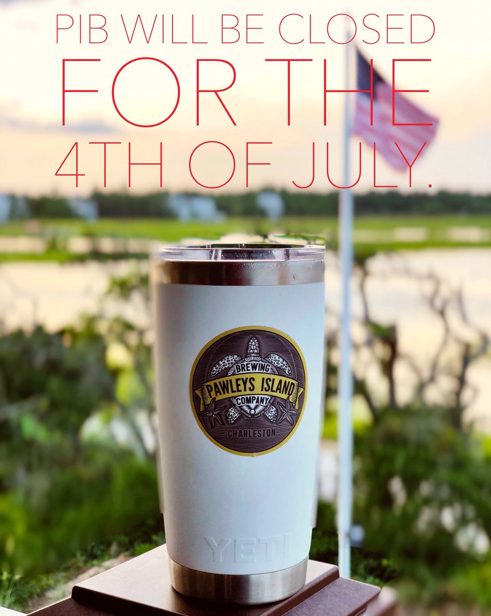 pawleysbrewing's tweet photo. Happy Birthday America, 🇺🇸Stay awesome🇺🇸. We will be closed Wednesday the 4th to be with family and friends and Back to brewing on the 5th. #fourthofjuly #familytime #redwhiteandblue #fireworks #pawleysislandbrewing https://t.co/VN9huMfxFc