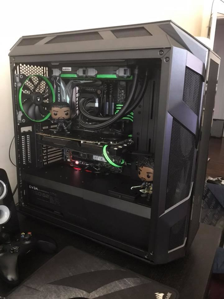 PreMeditated_V's tweet photo. @nerdvinyldesign @CoolerMaster @ASUS_ROG @CORSAIR @theblackpanther @chadwickboseman #WakandaForever https://t.co/SgsUbW1Qjg