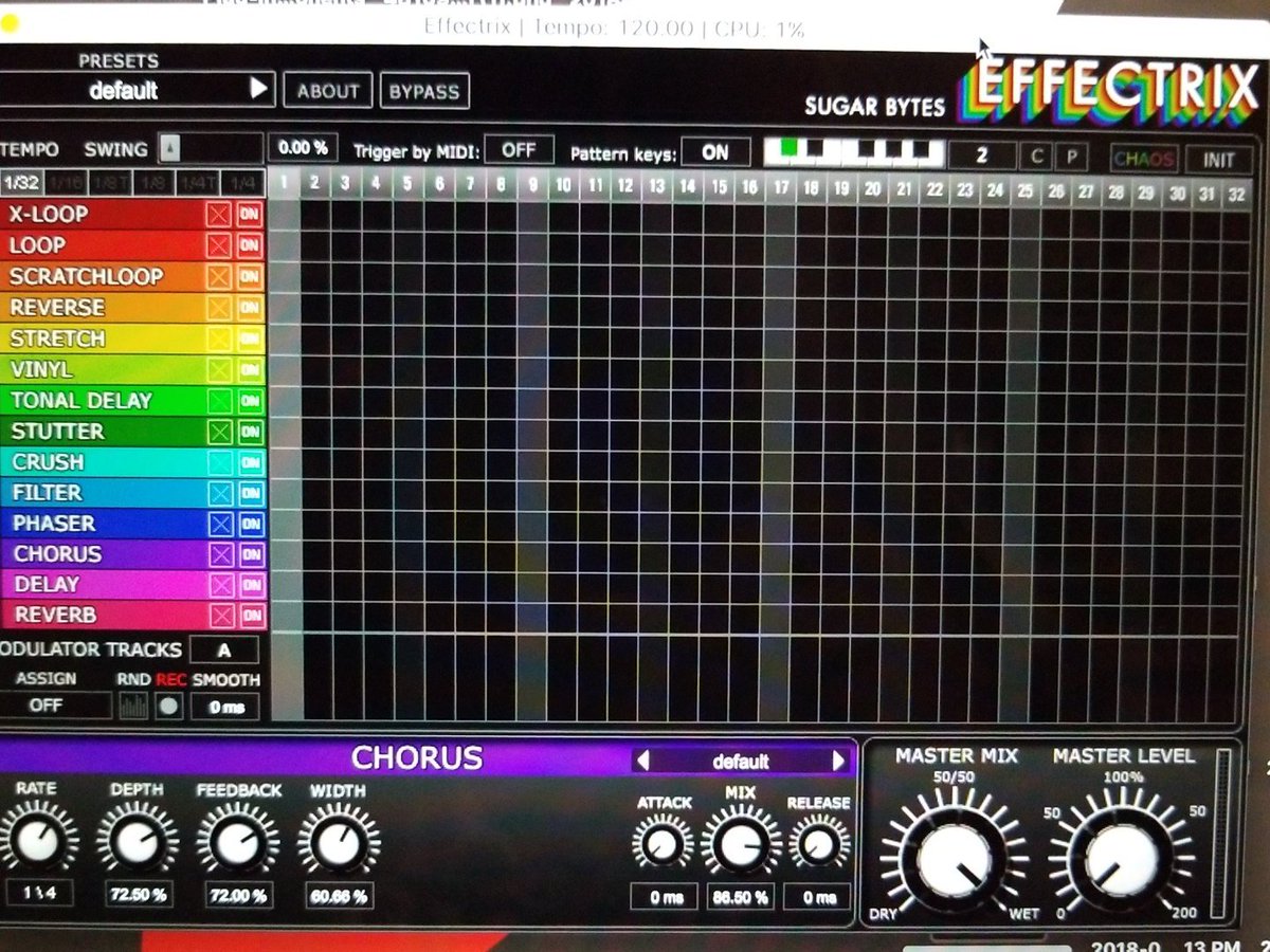 Daw_Vst_PLUG's tweet image. Effectrix, hmu for pricing #effectrix #sugarbytes #macos #Windows #beats #music