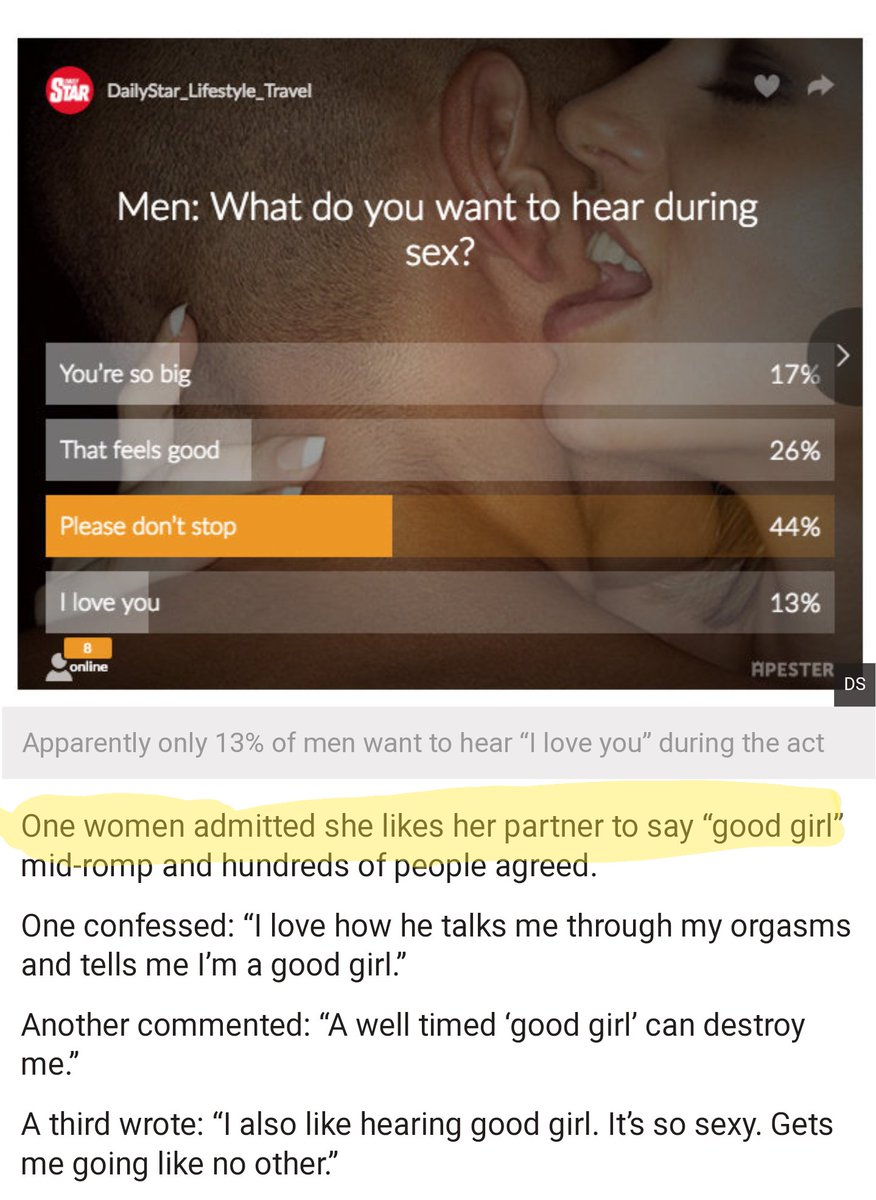 what men want to hear during sex