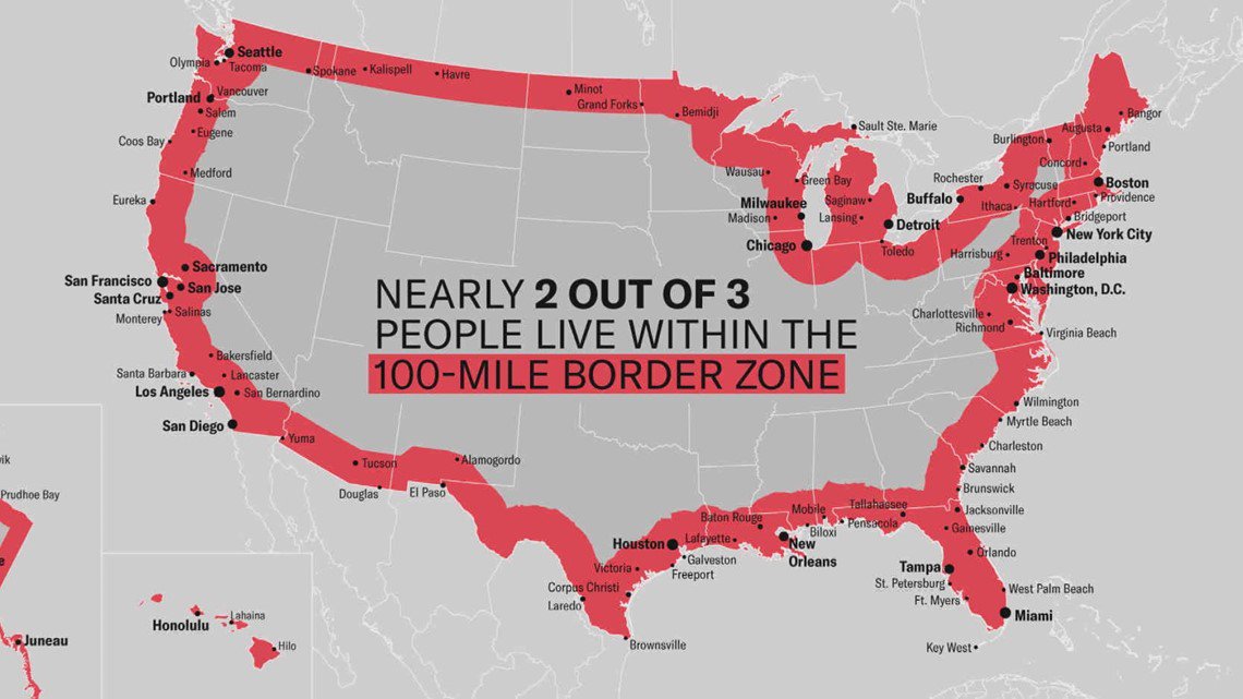 News Center Maine On Twitter The 100 Mile Border Zone And What It Means For Maine Immigration Checks Https T Co Zsd5wel8js Asknow