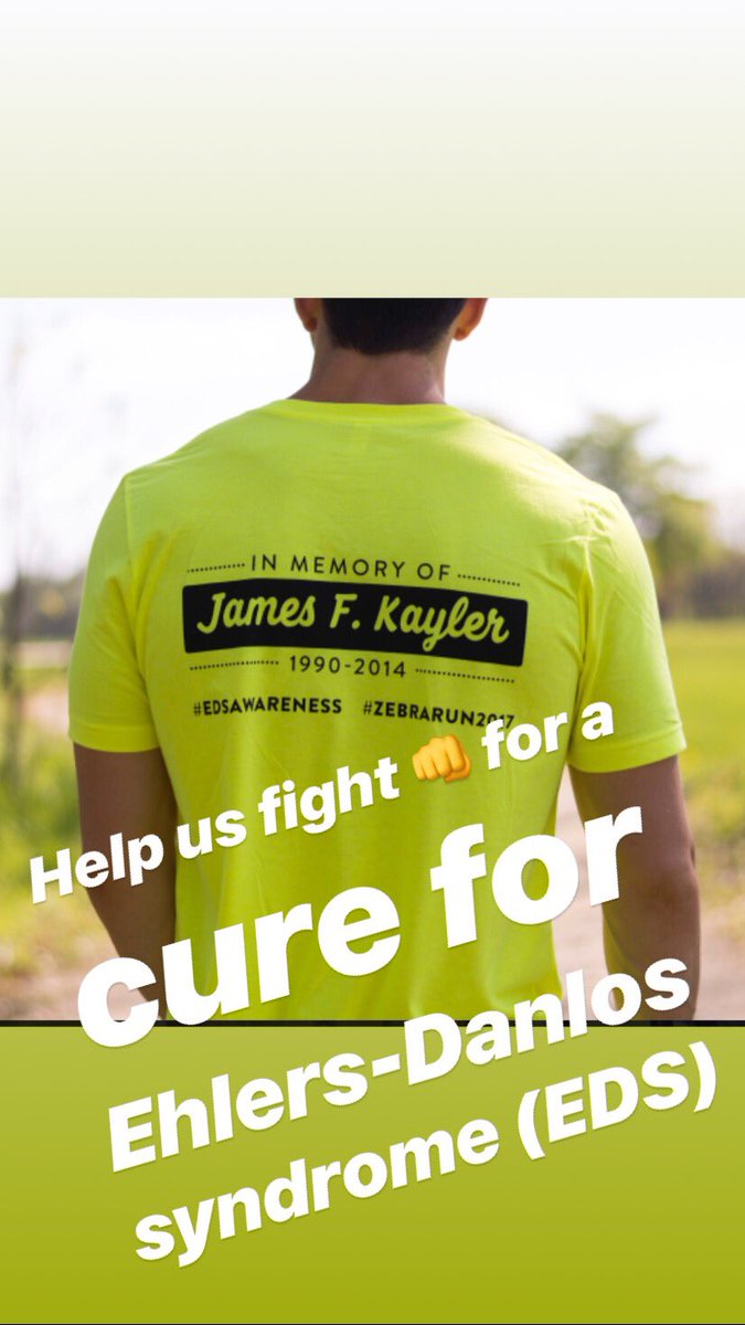 james4eds's tweet photo. Help us fight 👊 for a cure for #EhlersDanlosSyndrome #EDS in 12 days @ James Journey 4th Annual 5K! https://t.co/3YefVaYhiX https://t.co/W9fnawnfOJ