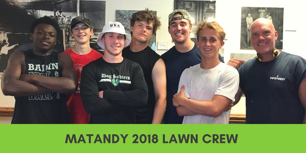 MatandySteel's tweet photo. We love our summer lawn crew! They keep our grounds looking great under the guidance of lawn leader Joe. https://t.co/Z0iWefxQQv