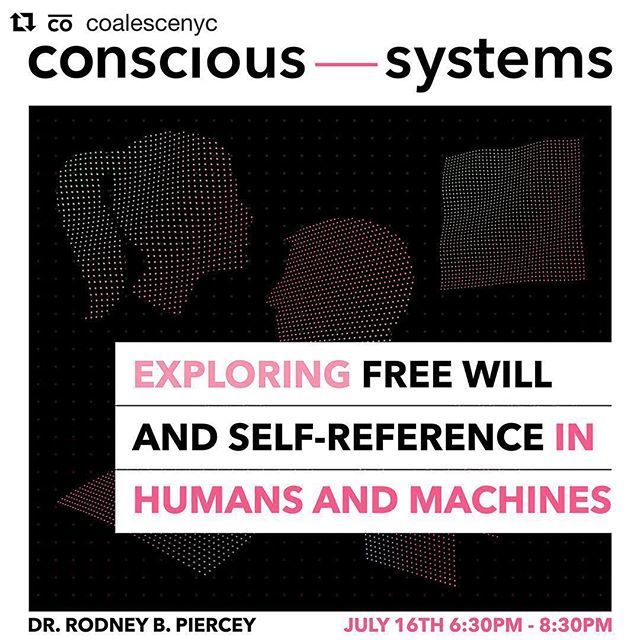 Join us on 7/16 for a lecture on free will and artificial intelligence from @drbuzpiercey.
...
Conscious Systems: Exploring Free Will and Self-Reference in Humans and Machines
...
It's a mind-bending lesson on brain vs mind vs machine. Sentient robots must wait outside.
Wher…