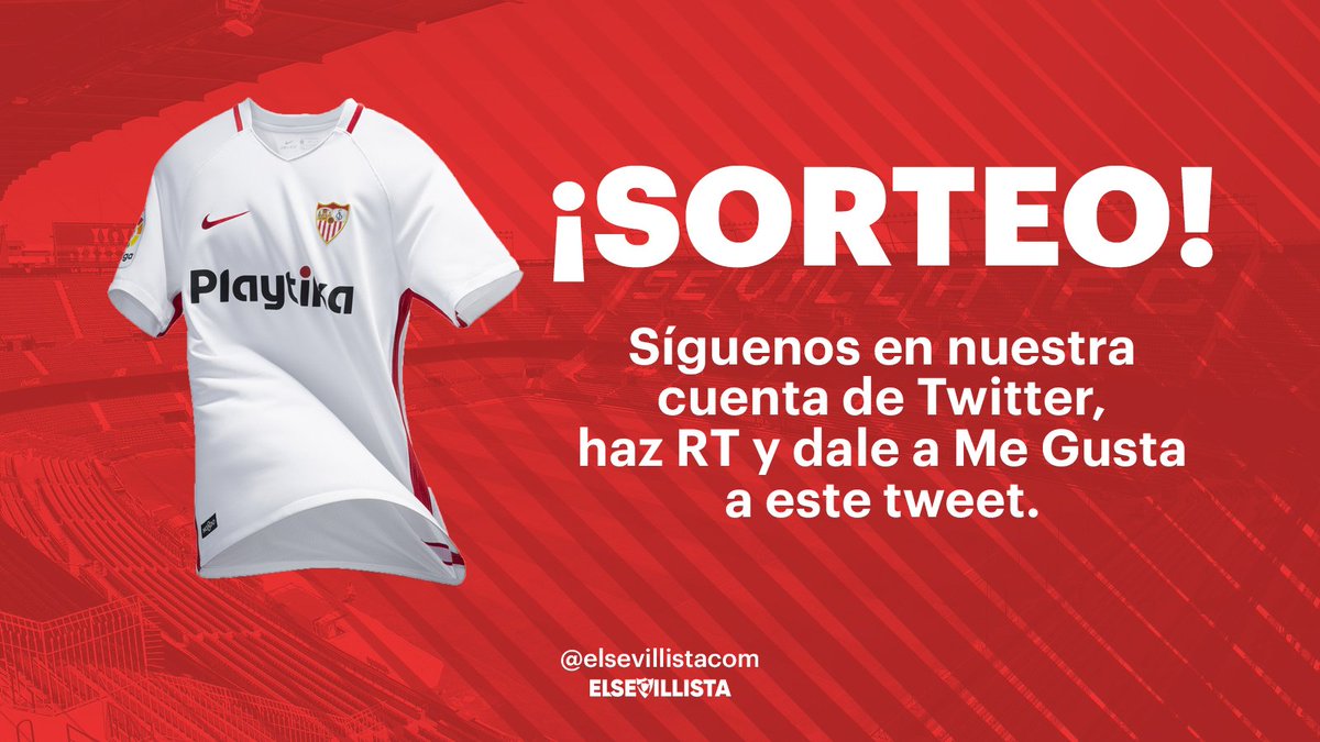🔴🙌🏽¡SORTEO!🙌🏽🔴

¡Síguenos en <a href="/elsevillistacom/">El Sevillista</a> , haz RT a este tweet y dale a Me Gusta y podrás conseguir la nueva camiseta del #SevillaFC de <a href="/nikefootball/">Nike Football</a> para la temporada 18-19!