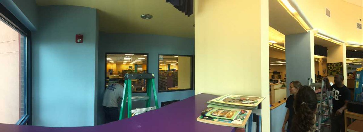 LansdaleLibrary's tweet photo. Many thanks to the volunteer crew that came out to paint for us the other day. #uswcares #uswnextgen https://t.co/wFjQmtnWr9