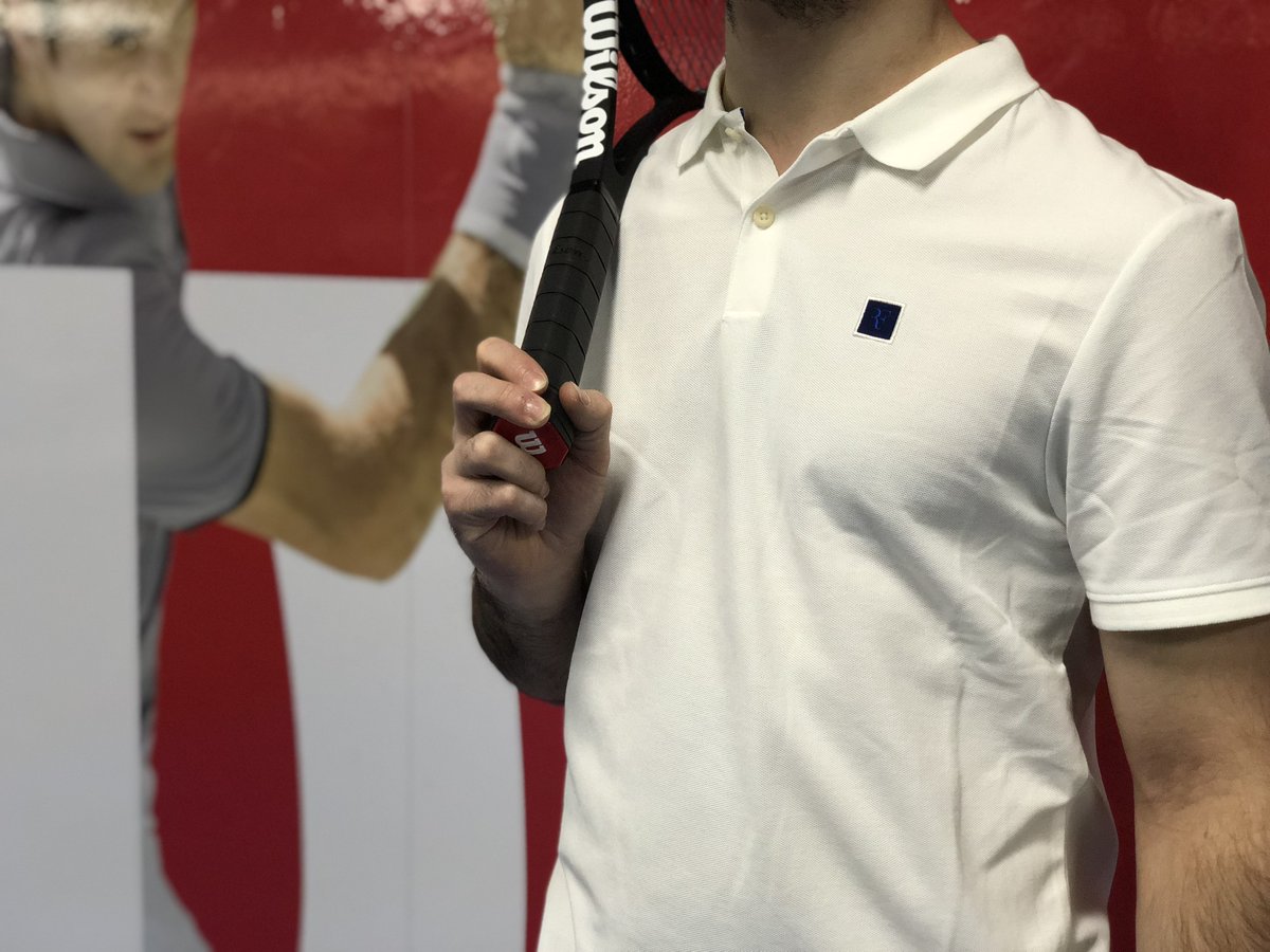 TW_Australia's tweet photo. What did you think of Roger's outfit last night? We are getting in the mood with this Roger Federer white polo but it's not quite what he was wearing! Check out our top online now: https://t.co/3vFQEUqOdM https://t.co/QR0eyvQxVg