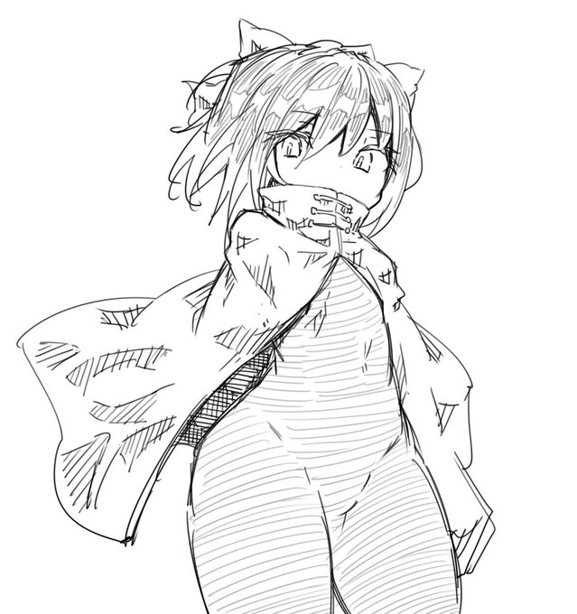 タイツになっちゃった
#深夜の真剣お絵描き60分一本勝負 