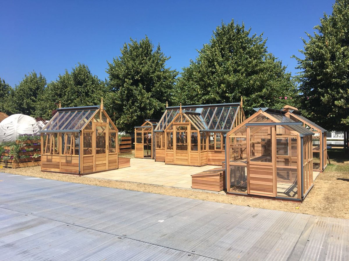 The build up for the Gabriel Ash stand at Hampton Court Flower Show is almost complete and ready for dressing... #RHSHampton #GabrielAsh