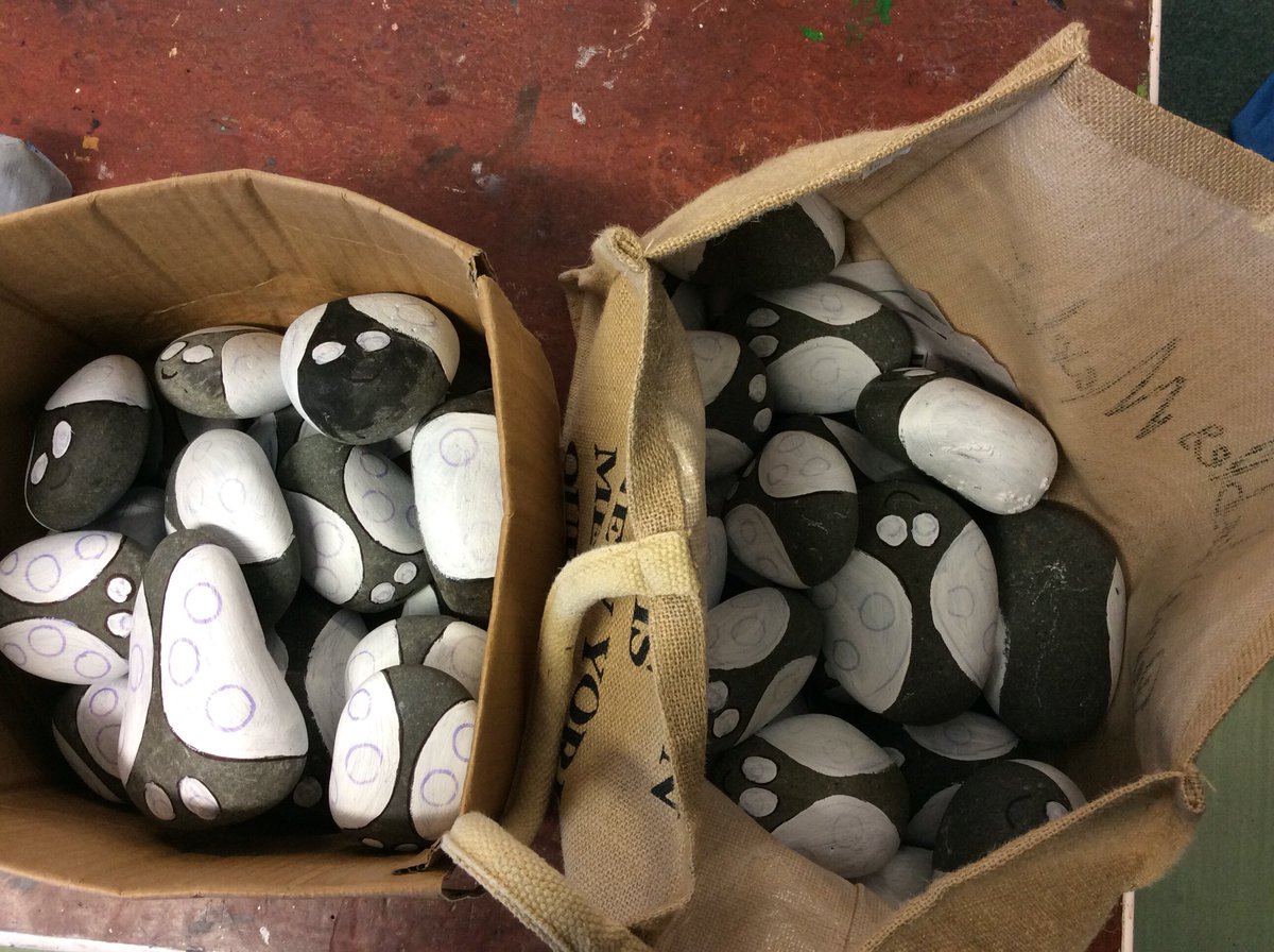 Blind ladybirds ready to be brought to life. Learning in the Making 2018 #imagineNPS