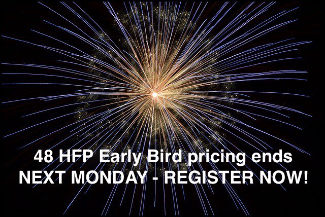 Before the holiday sucks you in, makes the skies rattle, and renders you a happy mess, take advantage of Denver 48 Hour Film Project Early Bird pricing! SAVE $20 IF YOU REGISTER BY NEXT MONDAY! 48hourfilm.com/denver #Denver
