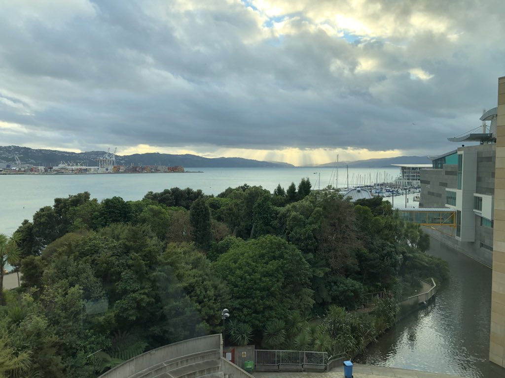 DanielleAsson's tweet photo. Now that’s a nice view to kick off #SCBO2018 in Wellington. Looking forward to three days of great and informative talks from people at the @SCBOceania conference! I speak on Thursday 🙂 https://t.co/l4TQWvmom2