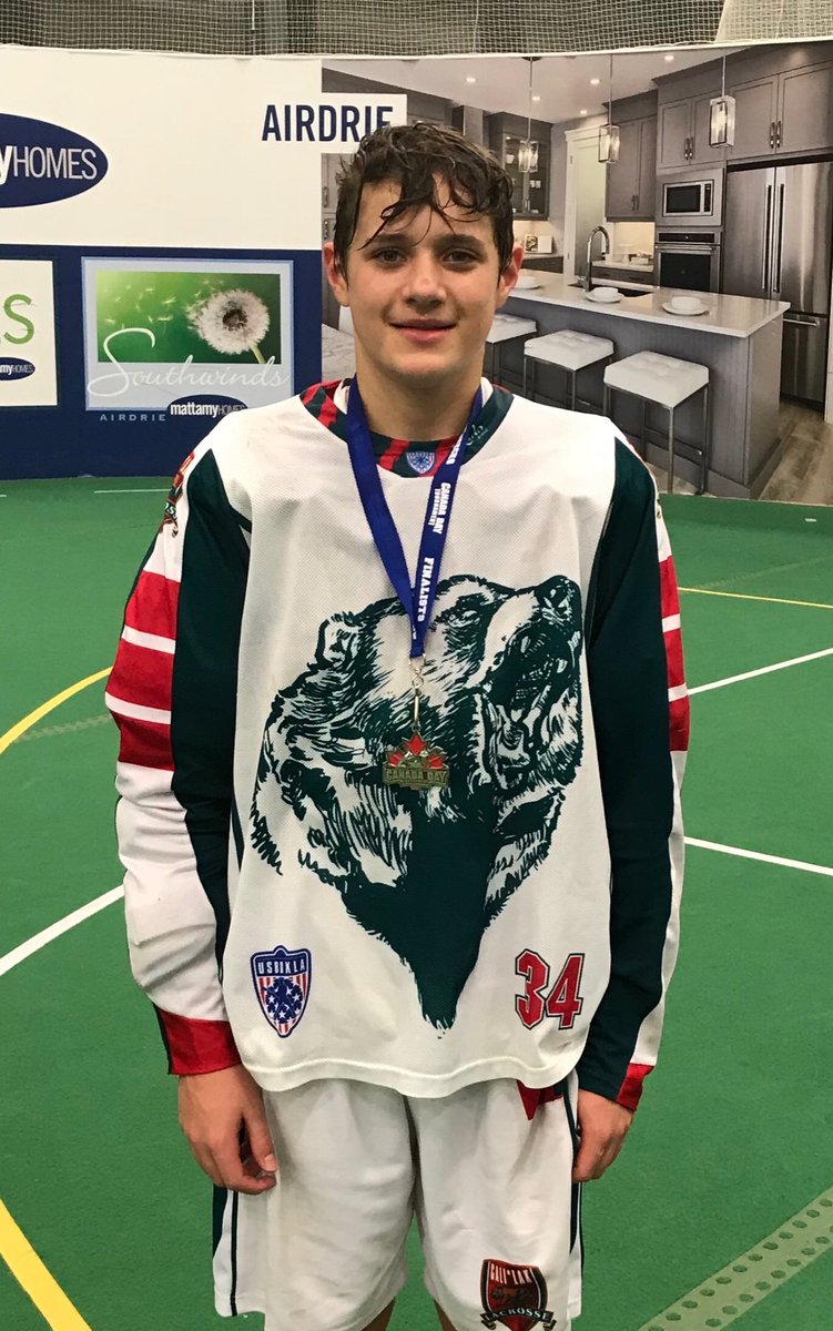 Congrats to Donny and Cali-Lax Bantam A team for winning the silver medal ⁦<a href="/CanadaDayLAX/">Canada Day Lacrosse</a>⁩ ⁦<a href="/USBOXLA/">USBOXLA</a>⁩ ⁦@ThunderLB3⁩