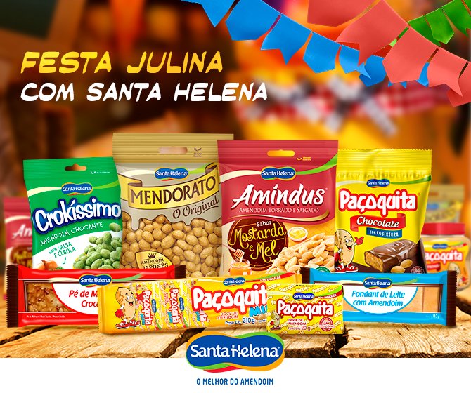 AmoCrokissimo's tweet photo. Festa Junina é tão boa que tem até em julho, sô. E você já sabe: se tem festança, tem que ter produtos Santa Helena. https://t.co/PPPpmk2r3m