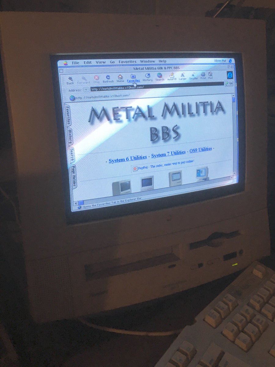 jamesAkaJTTvGuy's tweet photo. Hey if you enjoy #VintageMacs check out my website https://t.co/nb9679hc43! It should load on any Mac ever made. Built on adobe sitemill 1.0. Got all the old school #amug #bmug & many more cds!! #classicmac #68kmac #ppcmac #oldmac #bbs https://t.co/trdz4e5hpb