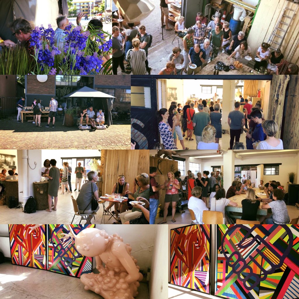 Op deze heerlijke zomerse dag het pabo-saxion-team over de vloer! Koffie, workshoppen en daarna met z’n allen BBQ-en👌🏼.. de catering hebben ze zelf gedaan.. dat kan ook gewoon bij PIT.. heel ontspannen, informeel op deze stoere rauwe locatie en gezellig samen.. #spacemetpit