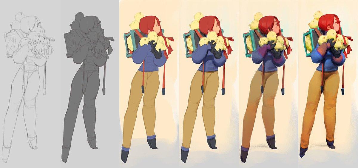 Cubebrush's tweet image. Watch how these awesome drawings were colored in this 2h45min process video and try your hand at the included custom brushes! cbr.sh/o425lg #coloringtutorial #digitalart #processvideo