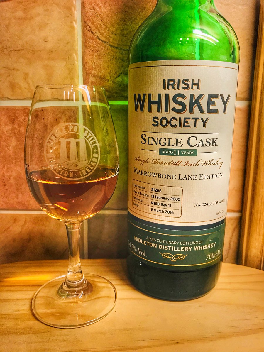 thatsdramgood's tweet photo. Dam you @whiskeytalk2U I couldnโt but have one when you posted your photo!!! My favorite dram of 2016! Released by @IrishWhiskeySoc from #MidletonDistillery this 11yr old SPS was released for the 100yr anniversary of the Easter Rising. A tremendous drop!
#IrishWhiskey #DramGood https://t.co/DGf0NcqTEC