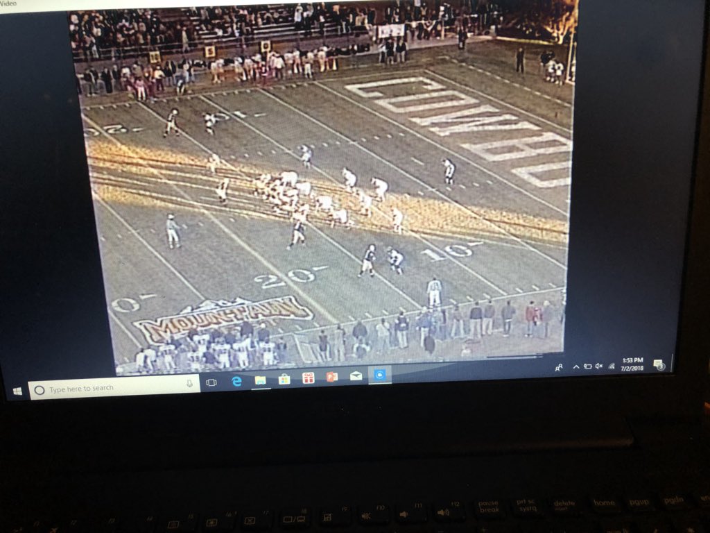 ShawnLiotta's tweet photo. Went into my film library today to dust off some @MannyMatsakis Wyoming Offense from 1999 when they beat a very good BYU team. The supreme balance and explosiveness of the Triple Shoot Offense was on full display in this game. #TripleShoot #SmartSplits #BellySeries https://t.co/BgakZviHxH
