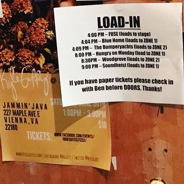 8:30 is gonna be hotter than the weather outside 🔥🔥 ...come see us at jammin java tonight! ift.tt/2NkP7H9