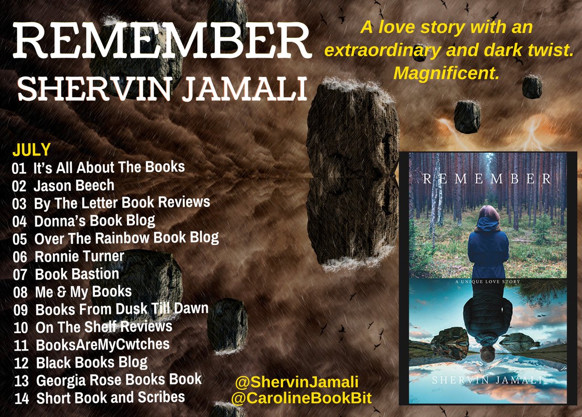 JonCazCole's tweet photo. Thank you for being today's #blogtourhost, @beech_jason - tomorrow, it's @sarahhardy681's turn! What will she say about @ShervinJamali's brilliant novella #Remember? Stay tuned!
https://t.co/logRbeifs1 https://t.co/tUKxj8aWBD