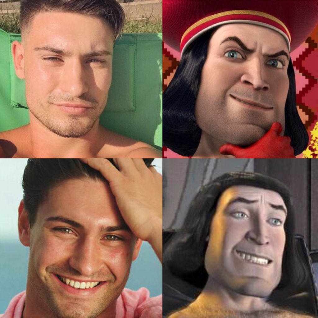 acgaminggc's tweet photo. Knew I’d seen him somewhere @LoveIsland #lordfosterisinthevilla #loveisland #frankiefoster #lordfarquaad #shreklookalikes https://t.co/10cpvyXMYE