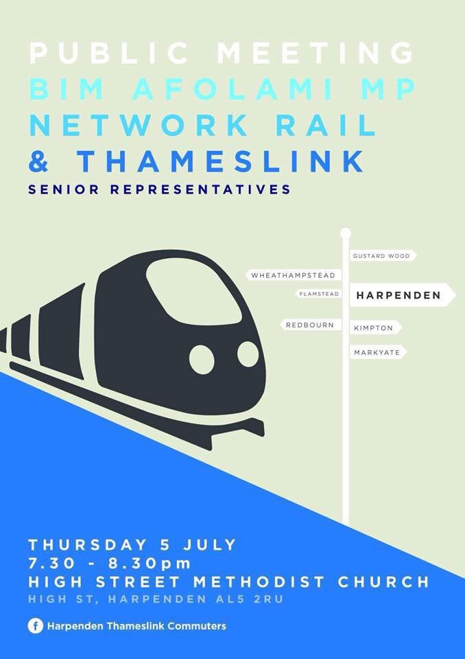 .<a href="/TLRailUK/">Thameslink</a> <a href="/transportgovuk/">Department for Transport</a> <a href="/BimAfolami/">Bim Afolami</a> Can you explain why it is acceptable that the FULL May timetable has bigger gaps in key peak services than then previous off-peak service?  Harpenden commuters come and make your views know on a Thursday #saveHPDtrains